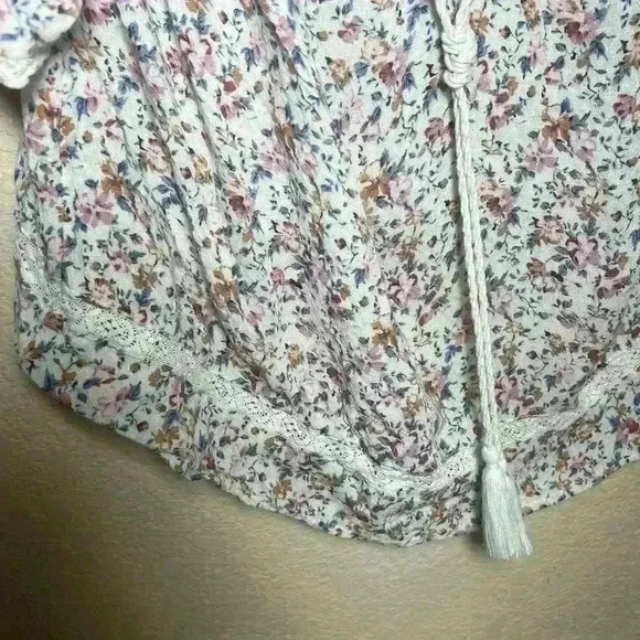 American Eagle cropped boho blouse size s - Picture 3 of 5